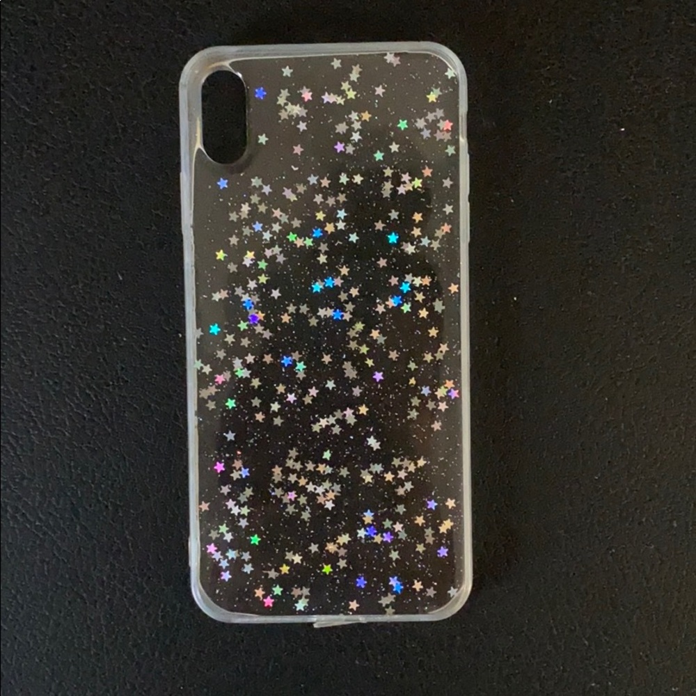 iPhone XS Max star glitter case